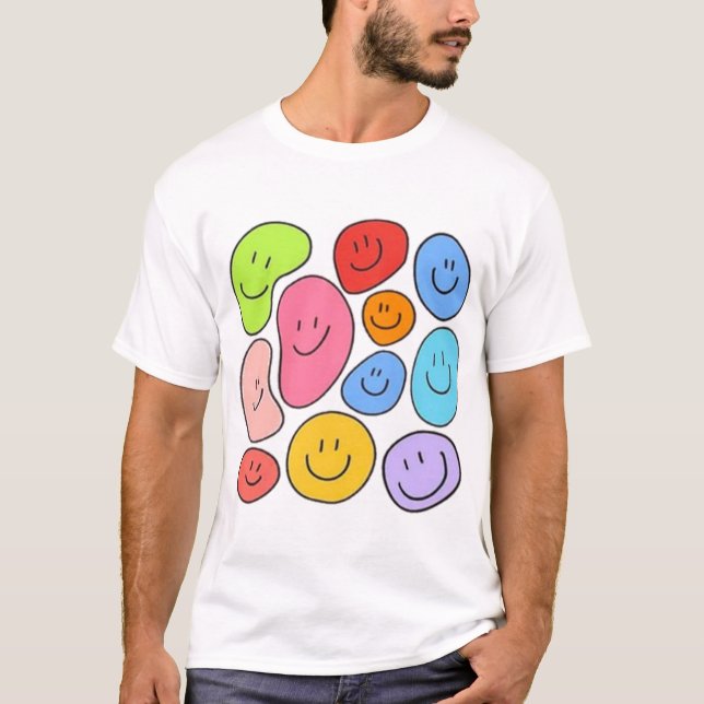 Happy Face Shirt, Smile Face shirt T (Framsida)