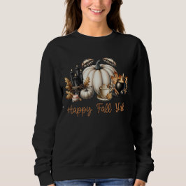 Happy Fall Y’all Autumn Thanksgiving Pumpkin Spice T Shirt