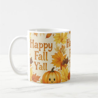 Happy Fall Y'all Mug Kaffemugg
