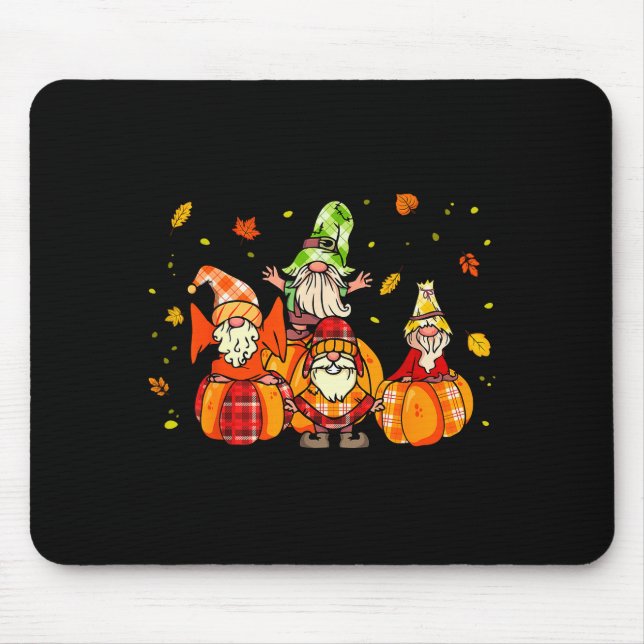 Happy Fall Yall Shirt Buffalo Pumpkin Autumn Gnome Musmatta (Framsidan)