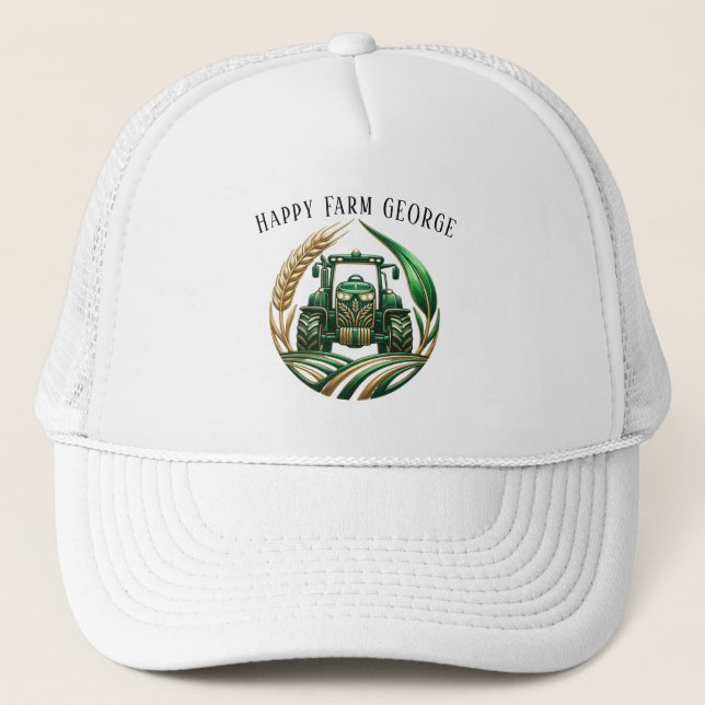 Happy Farm George Trucker Hatt Keps (Framsida)