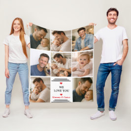 Happy Father’s Day Photo | Personalized Dad Eve Fleecefilt