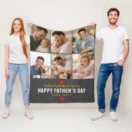 Happy Father’s Day Photo | Personalized Dad Ever Fleecefilt