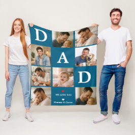 Happy Father’s Day Photo | Personalized Dad Ever Fleecefilt