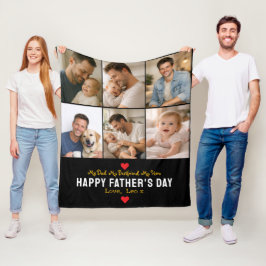 Happy Father’s Day Photo | Personalized Dad Ever Fleecefilt