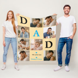 Happy Father’s Day Photo | Personalized Dad Ever Fleecefilt