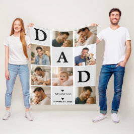 Happy Father’s Day Photo | Personalized Dad Ever Fleecefilt