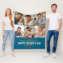 Happy Father’s Day Photo | Personalized Dad Ever Fleecefilt