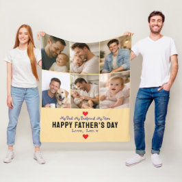 Happy Father’s Day Photo | Personalized Dad Ever Fleecefilt