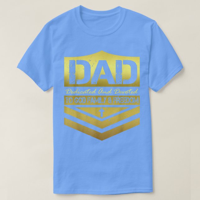 Happy Father's Day Dad Dedicated And Ded  T Shirt (Design framsida)