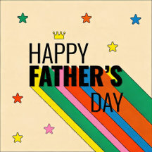 Happy Father's Day Folded Greeting Card