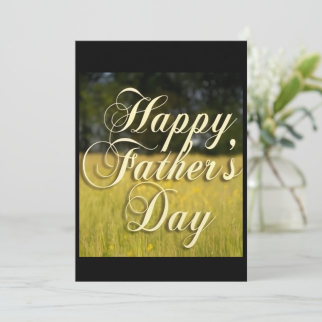 Happy Father's Day Greeting Card Julkort (Stående Fram)