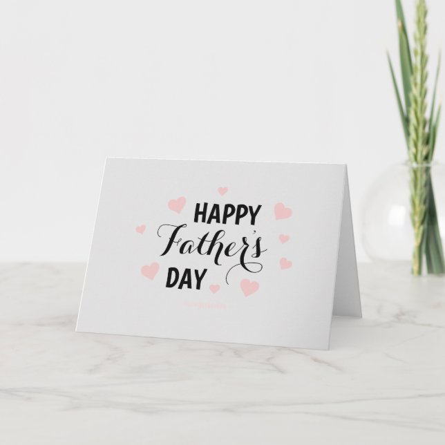 Happy Father's Day Greeting Card Kort (Framsida)