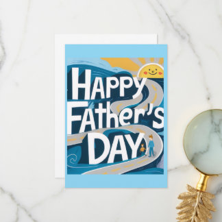 Happy Father's Day Greeting Card Tack Kort