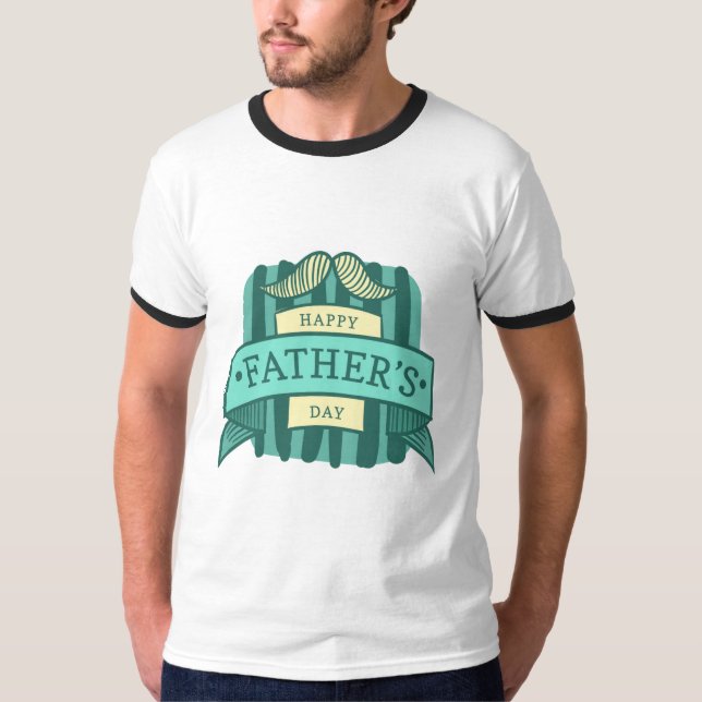 happy Father's Day T Shirt (Framsida)