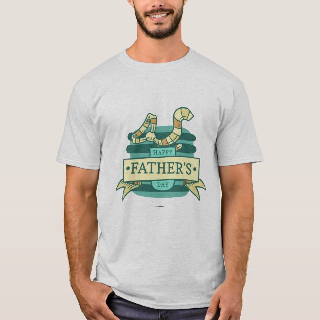happy Father's Day T Shirt (Framsida)