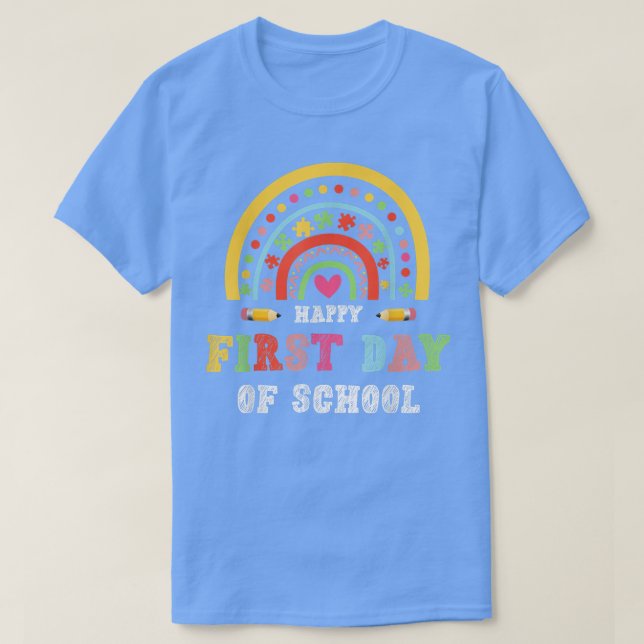 Happy First Day of School, Back to School 20222023 T Shirt (Design framsida)