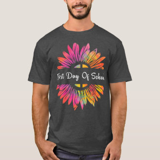 Happy First Day of School Teacher Students Tie Die T Shirt