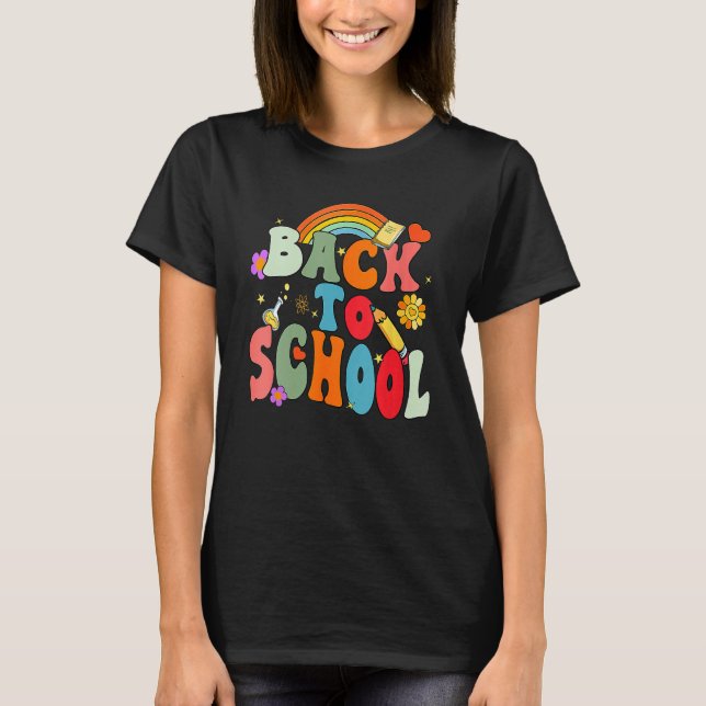 Happy First Day Of School Welcome Back To School S T Shirt (Framsida)