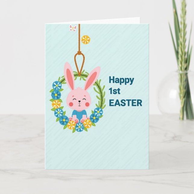 Happy First Easter Day Card Kort (Framsida)
