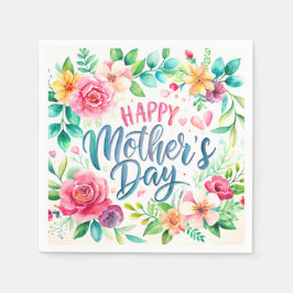 Happy flower simple Libreta con espiral Pappersservett