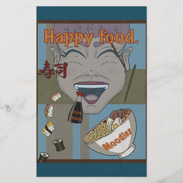 Happy food brevpapper (Framsida)