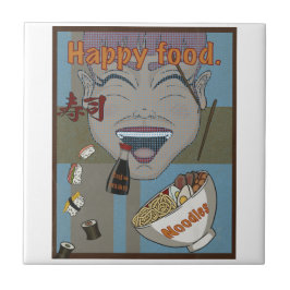 Happy food  kakelplatta