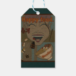 Happy food presentetikett
