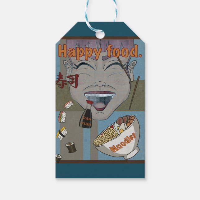 Happy food presentetikett (Framsidan)
