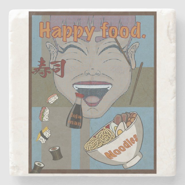 Happy food  stenunderlägg (Framsidan)