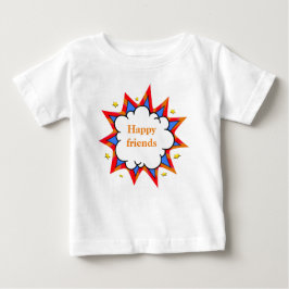 Happy friends comic t shirt