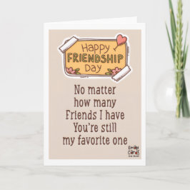 Happy Friendship Day - Quote Kort