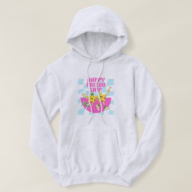 Happy friendship  hoodie (Design framsida)