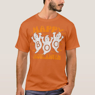 Happy Ghoulaween Halloween Funny Ghosts Trio With T Shirt