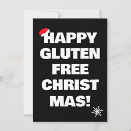 Happy Gluten Free Christmas  Julkort