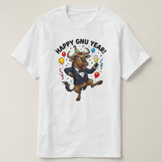 Happy Gnu Year (male) T Shirt