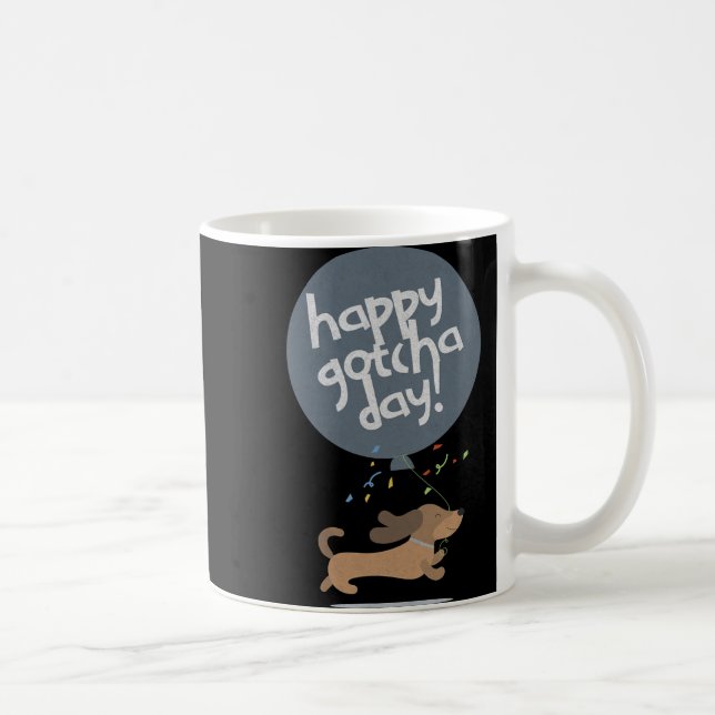 Happy Gotcha Day Dog New Puppy Adoption Birthday C Kaffemugg (Höger)