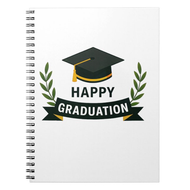 Happy Graduation  Anteckningsbok (Framsidan)