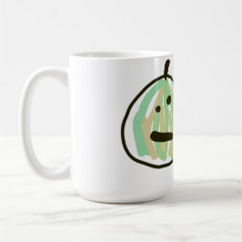 Happy Green Jack o Lantern Black Cat  Kaffemugg
