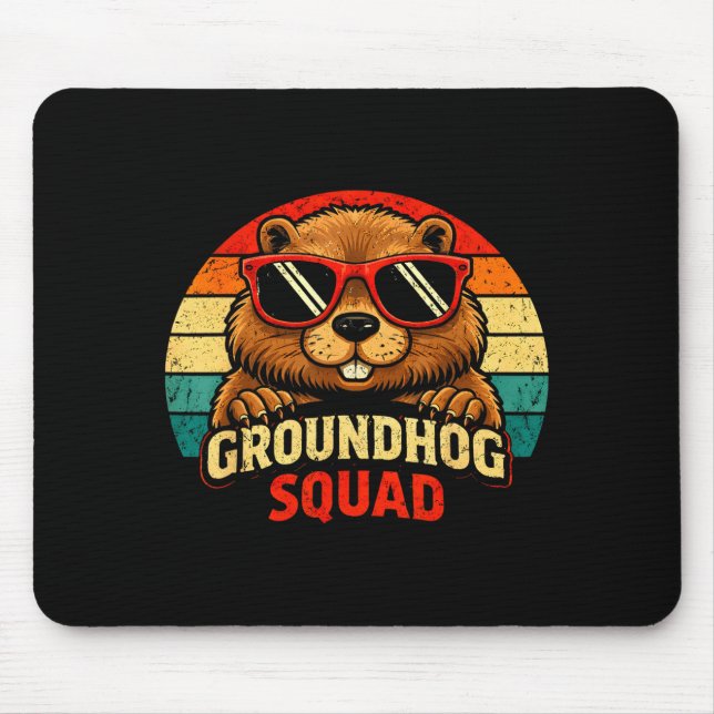 Happy Groundhog Day 2026 Celebration Funny Groundh Musmatta (Framsidan)