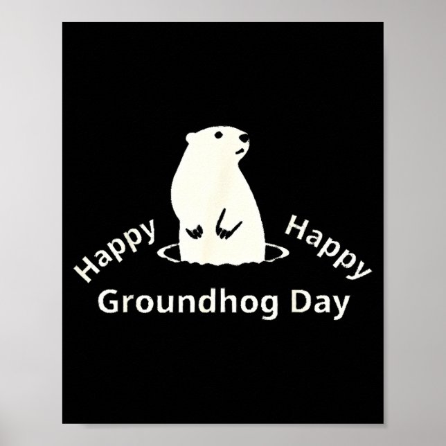 Happy Groundhog Day  Poster (Framsidan)