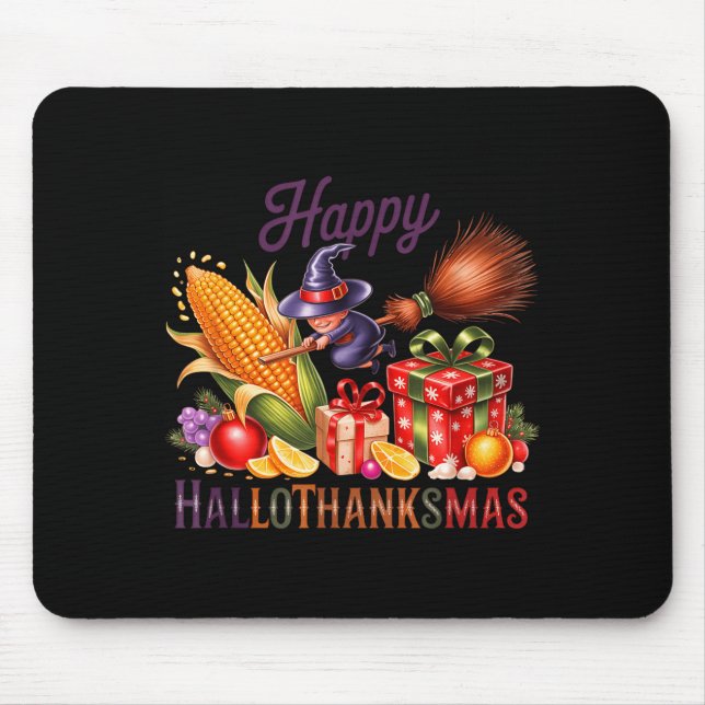 Happy Hallothankmas Witch Cornucoa  Musmatta (Framsidan)