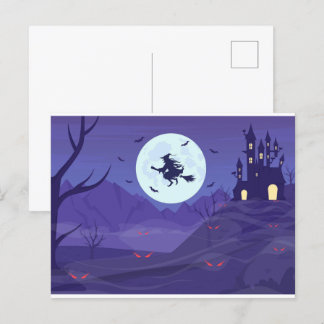 HAPPY HALLOWEEN 16 Postcard Vykort