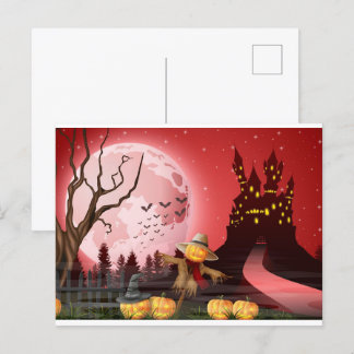 HAPPY HALLOWEEN 21 Postcard Vykort