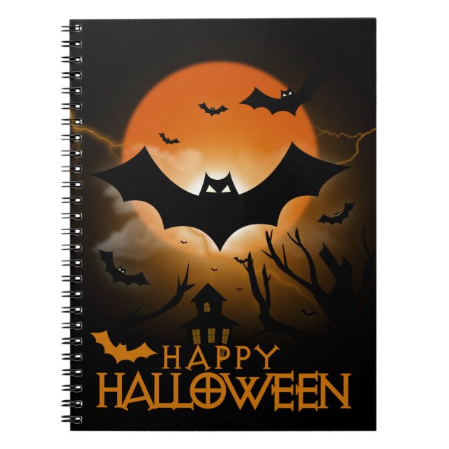 HAPPY HALLOWEEN 2 ANTECKNINGSBOK (Framsidan)