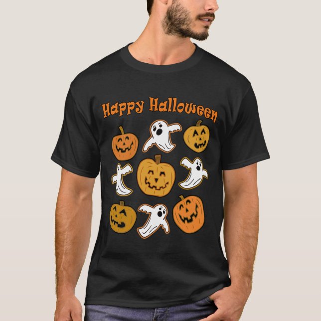 HAPPY HALLOWEEN 2 TEE SHIRT (Framsida)