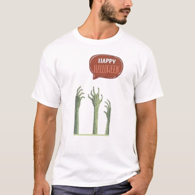 Happy halloween 3-handsscenario | Spooky Tee (Framsida)