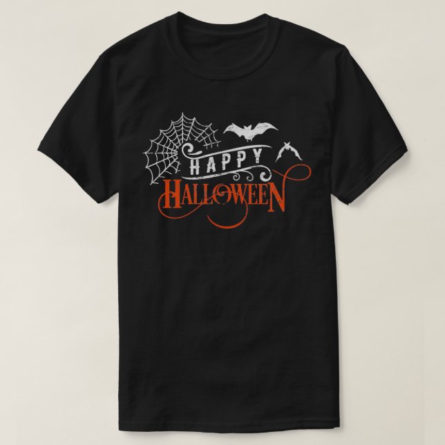 HAPPY HALLOWEEN 3 T SHIRT (Design framsida)