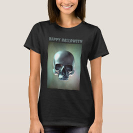 Happy Halloween. 3D skull render T Shirt