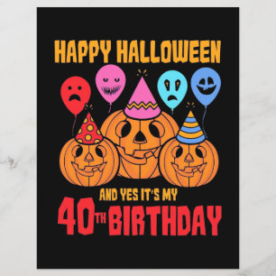 Happy halloween 40:e födelsedagen